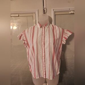 Madewell Button Up Top Size Small